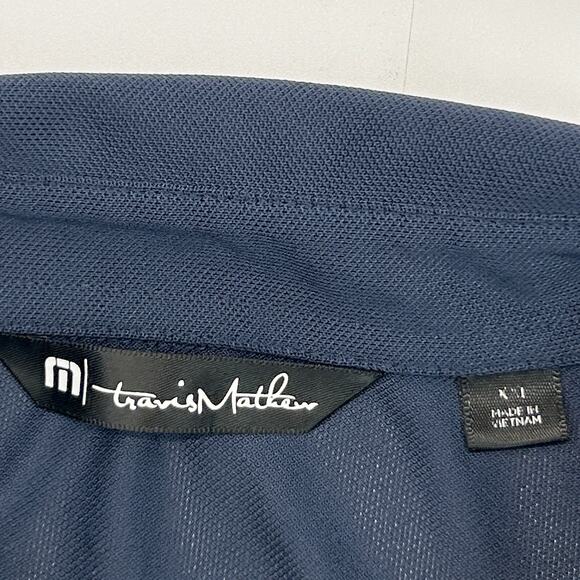 Travis Mathew Cabana Polo Shirt Mens XXL 2XL Blue Golf Golfer Golfing TM1MU416 - Picture 5 of 8